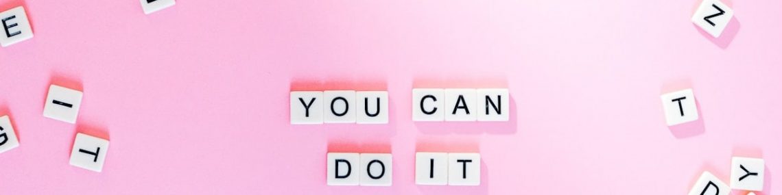You Can Do It text